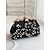 Elegance in Every Detail: Women's Beaded Clutch & Multi-Carry Evening Bag White Black / White Black White-Black / White-Black-