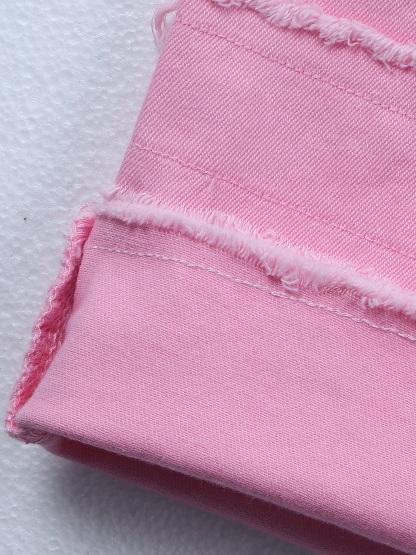 Men's Slim-Fit Stretch Denim Jeans with Raw Trim & Tassel Details - Distressed Street Style Hip-Hop Pink / S Pink / M Pink / L Pink / S-Pink / M-Pink / L-Pink / XL-Pink / XXL-