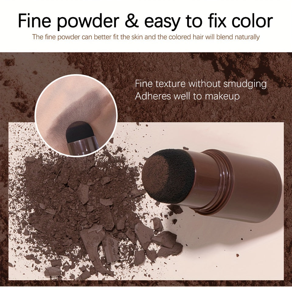Waterproof Hairline Powder Stick - Long-Lasting Concealer for Gray Roots and Thinning Hair