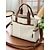 Versatile Women's Canvas Tote Crossbody Bag with Multiple Pockets - Stylish and Spacious for Daily Use Green Black Khaki Green-Black-Khaki-White-