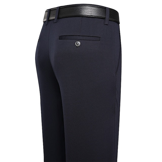 Men's Classic High-Waisted Soft Business Dress Pants Black / 31 Black / 32 Black / 33 Black / 31-Black / 32-Black / 33-Black / 34-Black / 35-Royal Blue / 31-Royal Blue / 32-Royal Blue / 33-Royal Blue / 34-Royal Blue / 35-Dark Gray / 31-Dark Gray / 32-Dark Gray / 33-Dark Gray / 34-Dark Gray / 35-Dark Blue / 31-Dark Blue / 32-Dark Blue / 33-Dark Blue / 34-Dark Blue / 35-Light Grey / 31-Light Grey / 32-Light Grey / 33-Light Grey / 34-Light Grey / 35-Khaki / 31-Khaki / 32-Khaki / 33-Khaki / 34-Khaki / 35-