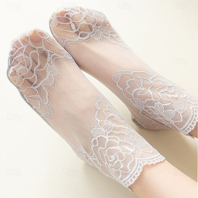 Chic Comfort: Breathable Solid Color Lace Socks for Effortless Style Pattern 3 / Simple packaging Pattern 1 / Simple packaging Pattern 2 / Simple packaging Pattern 3 / Simple packaging-Pattern 1 / Simple packaging-Pattern 2 / Simple packaging-Pattern 4 / Simple packaging-Pattern 5 / Simple packaging-