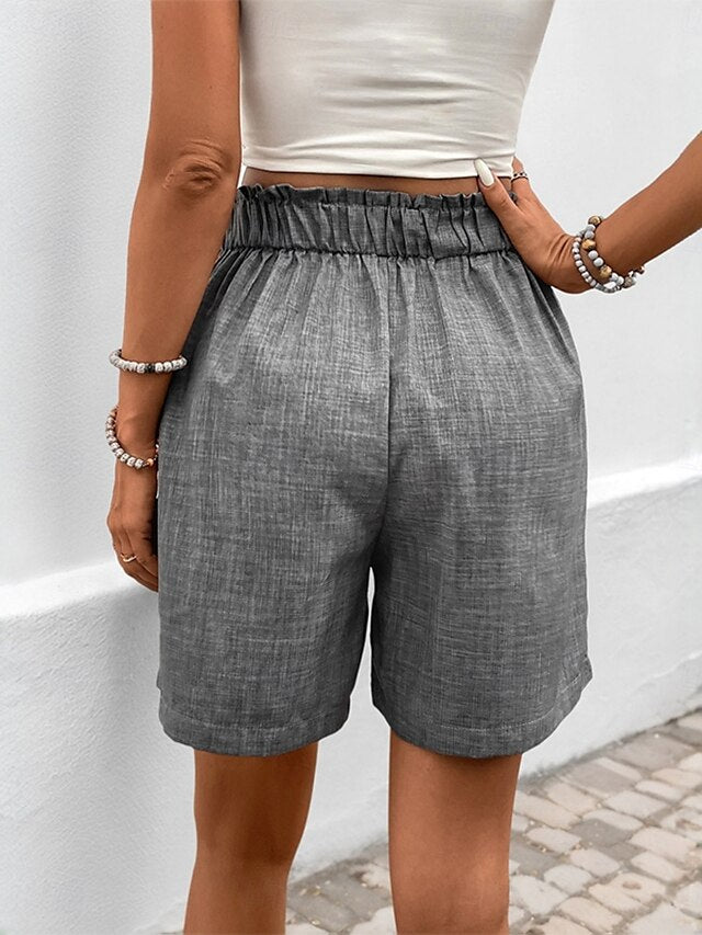 Chic High-Waist Women’s Chino Shorts – Comfortable Apricot / S Apricot / M Apricot / L Apricot / S-Apricot / M-Apricot / L-Apricot / XL-Dark-Gray / S-Dark-Gray / M-Dark-Gray / L-Dark-Gray / XL-