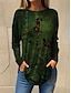 Chic Floral Print Long Sleeve T-Shirt for Women – Perfect for Spring & Fall Blue / S Blue / M Blue / L Blue / S-Blue / M-Blue / L-Blue / XL-Blue / 2XL-Purple / S-Purple / M-Purple / L-Purple / XL-Purple / 2XL-Green / S-Green / M-Green / L-Green / XL-Green / 2XL-
