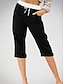 Chic Color Block Chinos for Women - Stylish Calf-Length Black / S Black / M Black / L Black / S-Black / M-Black / L-Black / XL-Black / XXL-Sky Blue / S-Sky Blue / M-Sky Blue / L-Sky Blue / XL-Sky Blue / XXL-Pink / S-Pink / M-Pink / L-Pink / XL-Pink / XXL-Grey / S-Grey / M-Grey / L-Grey / XL-Grey / XXL-