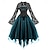 Enchanting Vintage Punk Gothic Masquerade Dress for Halloween & Carnival