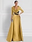 Elegant Vintage Red A-Line Evening Gown with Embroidered Appliques Red / US 0 / UK 2 / EU 30 Red / US 2 / UK 6 / EU 32