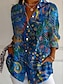 Floral Casual Long Sleeve Women's Shirt - Stylish Blue Button Blue / S Blue / M Blue / L Blue / S-Blue / M-Blue / L-Blue / XL-Blue / 2XL-Purple / S-Purple / M-Purple / L-Purple / XL-Purple / 2XL-Yellow / S-Yellow / M-Yellow / L-Yellow / XL-Yellow / 2XL-Red / S-Red / M-Red / L-Red / XL-Red / 2XL-Pink / S-Pink / M-Pink / L-Pink / XL-Pink / 2XL-White / S-White / M-White / L-White / XL-White / 2XL-