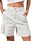 Chic Women's Knee-Length Black Cargo Shorts - Perfect for Summer Adventures Black / S Black / M Black / L Black / S-Black / M-Black / L-Black / XL-Black / XXL-White / S-White / M-White / L-White / XL-White / XXL-Gray / S-Gray / M-Gray / L-Gray / XL-Gray / XXL-