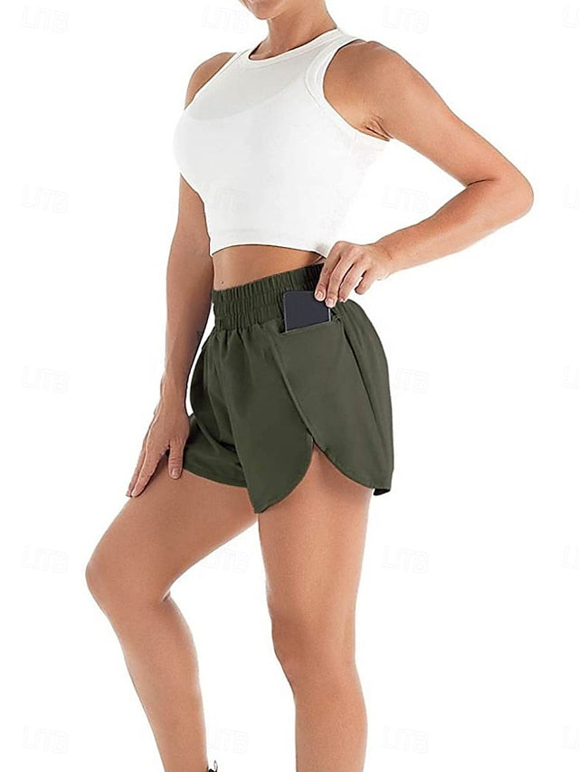 Women's High-Waist Comfort Chinos Shorts – Stylish Green / S Green / M Green / L Green / S-Green / M-Green / L-Green / XL-Black / S-Black / M-Black / L-Black / XL-Wine / S-Wine / M-Wine / L-Wine / XL-Purple / S-Purple / M-Purple / L-Purple / XL-