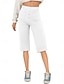 Chic High-Waist Capri Shorts with Pockets – Perfect Summer Essential! Gray / S Gray / M Gray / L Gray / S-Gray / M-Gray / L-Gray / XL-Gray / 2XL-Royal Blue / S-Royal Blue / M-Royal Blue / L-Royal Blue / XL-Royal Blue / 2XL-Peacock Blue / S-Peacock Blue / M-Peacock Blue / L-Peacock Blue / XL-Peacock Blue / 2XL-White / S-White / M-White / L-White / XL-White / 2XL-