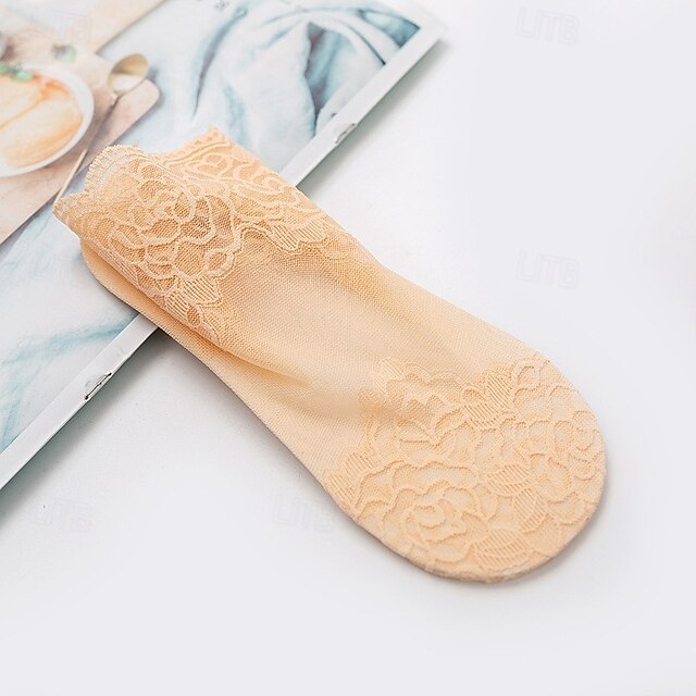 Chic Comfort: Breathable Solid Color Lace Socks for Effortless Style Pattern 3 / Simple packaging Pattern 1 / Simple packaging Pattern 2 / Simple packaging Pattern 3 / Simple packaging-Pattern 1 / Simple packaging-Pattern 2 / Simple packaging-Pattern 4 / Simple packaging-Pattern 5 / Simple packaging-