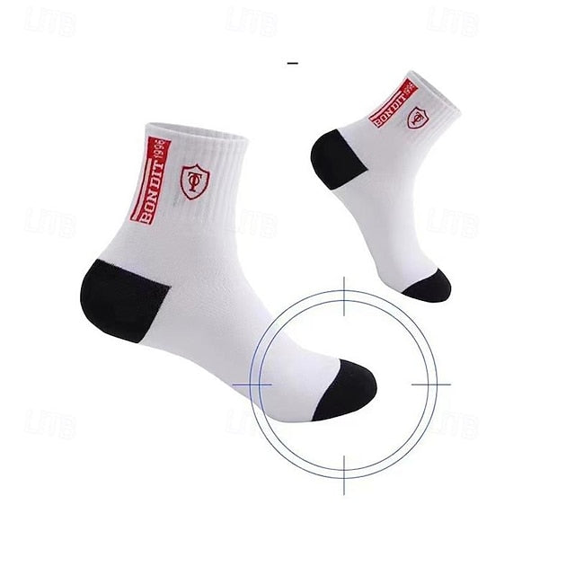 Men's 10-Pack Colorful Crew Socks – Stylish & Versatile for Sports and Everyday Wear Rainbow / One Size