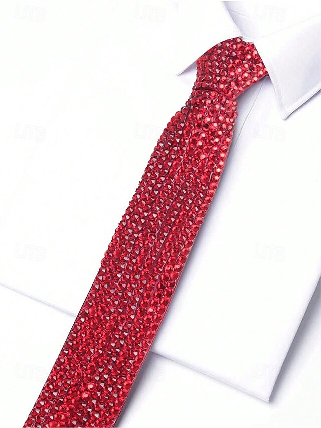 Elegant Solid Color Polyester Ties for Men - Perfect for Business and Weddings