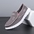 Stylish Comfort Slip-On Loafers for Men - Versatile Canvas Footwear in Red, Brown, and Green