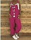 Stylish Women's Solid Color Jumpsuit in Black, Blue, and Wine – Trendy Onesie Wine