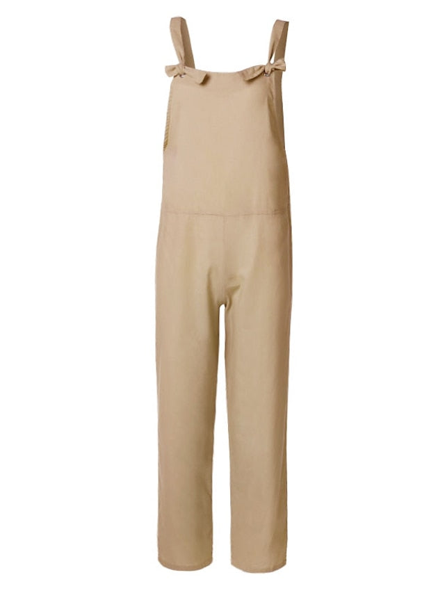 Stylish Women's Solid Color Jumpsuit in Black, Blue, and Wine – Trendy Onesie