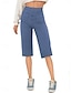 Chic High-Waist Capri Shorts with Pockets – Perfect Summer Essential! Gray / S Gray / M Gray / L Gray / S-Gray / M-Gray / L-Gray / XL-Gray / 2XL-Royal Blue / S-Royal Blue / M-Royal Blue / L-Royal Blue / XL-Royal Blue / 2XL-Peacock Blue / S-Peacock Blue / M-Peacock Blue / L-Peacock Blue / XL-Peacock Blue / 2XL-White / S-White / M-White / L-White / XL-White / 2XL-