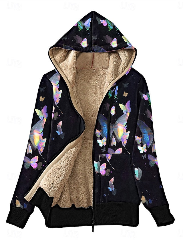 Cozy Teddy Fleece Hoodie Jacket for Women - Warm & Breathable with Zipper Pockets Red / S Red / M Red / L Red / S-Red / M-Red / L-Red / XL-Red / 2XL-Dark Blue / S-Dark Blue / M-Dark Blue / L-Dark Blue / XL-Dark Blue / 2XL-Purple / S-Purple / M-Purple / L-Purple / XL-Purple / 2XL-