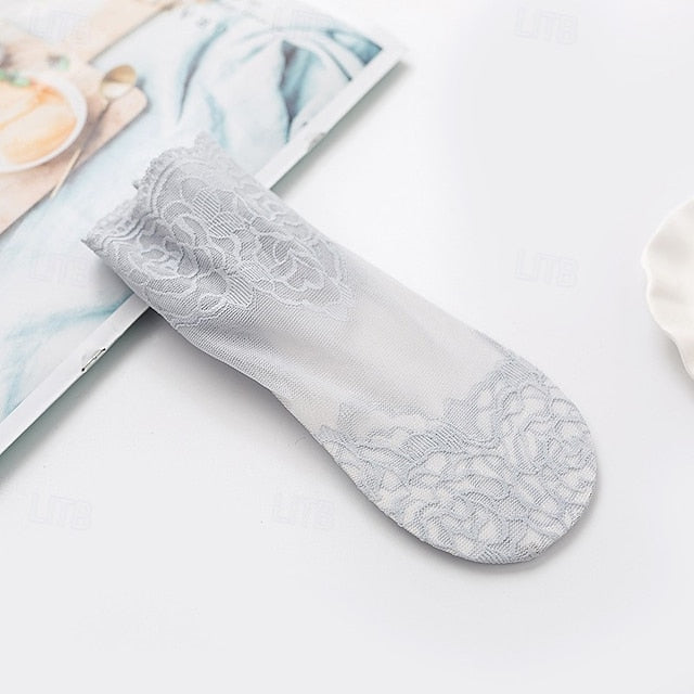 Chic Comfort: Breathable Solid Color Lace Socks for Effortless Style Pattern 3 / Simple packaging Pattern 1 / Simple packaging Pattern 2 / Simple packaging Pattern 3 / Simple packaging-Pattern 1 / Simple packaging-Pattern 2 / Simple packaging-Pattern 4 / Simple packaging-Pattern 5 / Simple packaging-