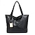 Chic Crocodile Embossed Tote Bag - Versatile PU Fashion in Gold, Black, and Silver Gold Silver Black Gold-Silver-Black-