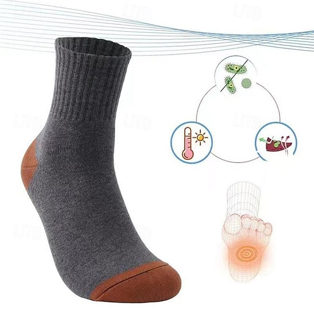 Men's 10-Pack Colorful Crew Socks – Stylish & Versatile for Sports and Everyday Wear Rainbow / One Size
