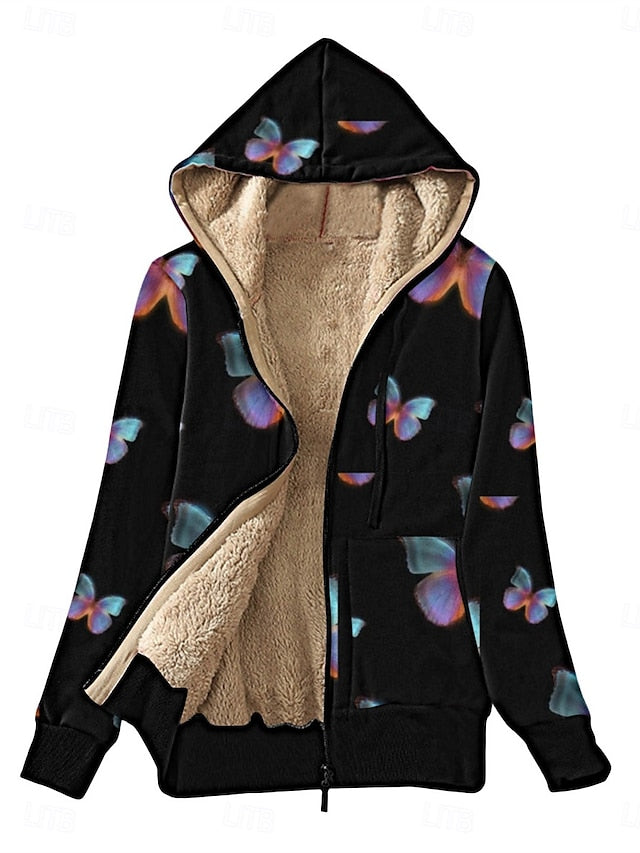 Cozy Teddy Fleece Hoodie Jacket for Women - Warm & Breathable with Zipper Pockets Red / S Red / M Red / L Red / S-Red / M-Red / L-Red / XL-Red / 2XL-Dark Blue / S-Dark Blue / M-Dark Blue / L-Dark Blue / XL-Dark Blue / 2XL-Purple / S-Purple / M-Purple / L-Purple / XL-Purple / 2XL-