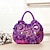 Chic Silk Flower Handbag - Perfect for Parties and Daily Use in Elegant Colors Purple