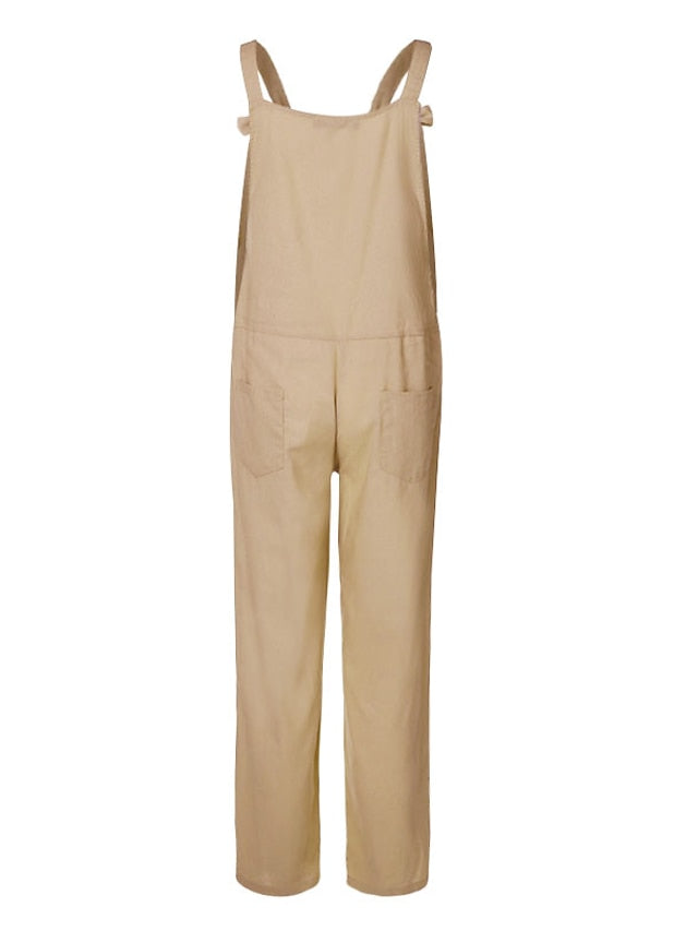 Stylish Women's Solid Color Jumpsuit in Black, Blue, and Wine – Trendy Onesie