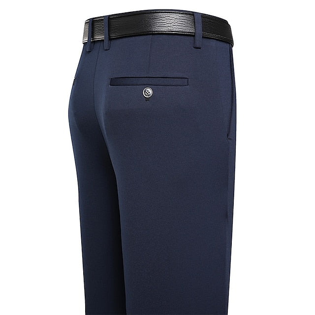 Men's Classic High-Waisted Soft Business Dress Pants Black / 31 Black / 32 Black / 33 Black / 31-Black / 32-Black / 33-Black / 34-Black / 35-Royal Blue / 31-Royal Blue / 32-Royal Blue / 33-Royal Blue / 34-Royal Blue / 35-Dark Gray / 31-Dark Gray / 32-Dark Gray / 33-Dark Gray / 34-Dark Gray / 35-Dark Blue / 31-Dark Blue / 32-Dark Blue / 33-Dark Blue / 34-Dark Blue / 35-Light Grey / 31-Light Grey / 32-Light Grey / 33-Light Grey / 34-Light Grey / 35-Khaki / 31-Khaki / 32-Khaki / 33-Khaki / 34-Khaki / 35-