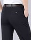 Elegant Men's Dress Pants: Wrinkle-Resistant Straight Leg Trousers