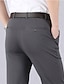 Elegant Men's Dress Pants: Wrinkle-Resistant Straight Leg Trousers