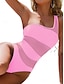 Stylish Women's One-Piece Monokini Swimsuit with Mesh Back, Tummy Control & High Waist for Beach Vacations Army Green / S Army Green / M Army Green / L Army Green / S-Army Green / M-Army Green / L-Army Green / XL-Black / S-Black / M-Black / L-Black / XL-Blue / S-Blue / M-Blue / L-Blue / XL-