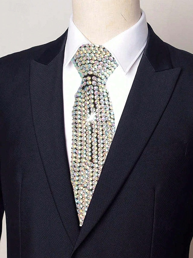 Elegant Solid Color Polyester Ties for Men - Perfect for Business and Weddings