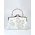 Elegance in Every Detail: Women's Beaded Clutch & Multi-Carry Evening Bag White Black / White Black White-Black / White-Black-
