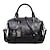Chic Women's Top Handle Bag - Office-Ready Elegance in Black, Blushing Pink, Brown, and Gray Brown Black Gray Brown-Black-Gray-Pink-