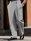 Stylish Men's Dress Pants - Comfortable Layered Straight Leg Trousers for Daily Wear White / S White / M White / L White / S-White / M-White / L-White / XL-White / XXL-White / XXXL-Khaki / S-Khaki / M-Khaki / L-Khaki / XL-Khaki / XXL-Khaki / XXXL-Black / S-Black / M-Black / L-Black / XL-Black / XXL-Black / XXXL-Gray / S-Gray / M-Gray / L-Gray / XL-Gray / XXL-Gray / XXXL-