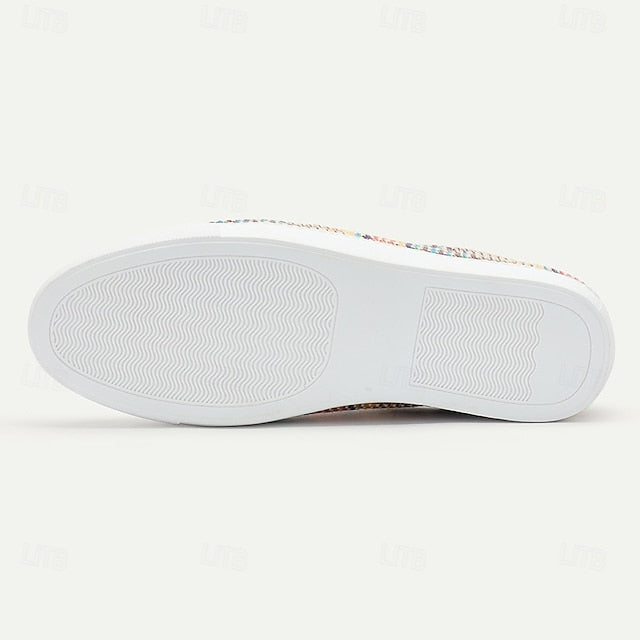 Stylish Breathable Men's Sneakers - Slip-Resistant PU Leather & Nylon for Comfortable