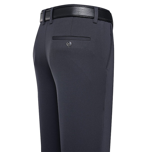 Men's Classic High-Waisted Soft Business Dress Pants Black / 31 Black / 32 Black / 33 Black / 31-Black / 32-Black / 33-Black / 34-Black / 35-Royal Blue / 31-Royal Blue / 32-Royal Blue / 33-Royal Blue / 34-Royal Blue / 35-Dark Gray / 31-Dark Gray / 32-Dark Gray / 33-Dark Gray / 34-Dark Gray / 35-Dark Blue / 31-Dark Blue / 32-Dark Blue / 33-Dark Blue / 34-Dark Blue / 35-Light Grey / 31-Light Grey / 32-Light Grey / 33-Light Grey / 34-Light Grey / 35-Khaki / 31-Khaki / 32-Khaki / 33-Khaki / 34-Khaki / 35-