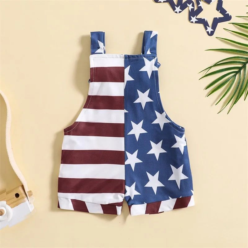 0-3Y Summer Baby Girls Boys Overall Shorts - Fashionqueene.com-unisex baby overalls