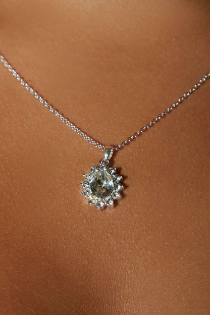 Dazzling Silver Cutie Alert Necklace for Effortless Glamour OS OS-