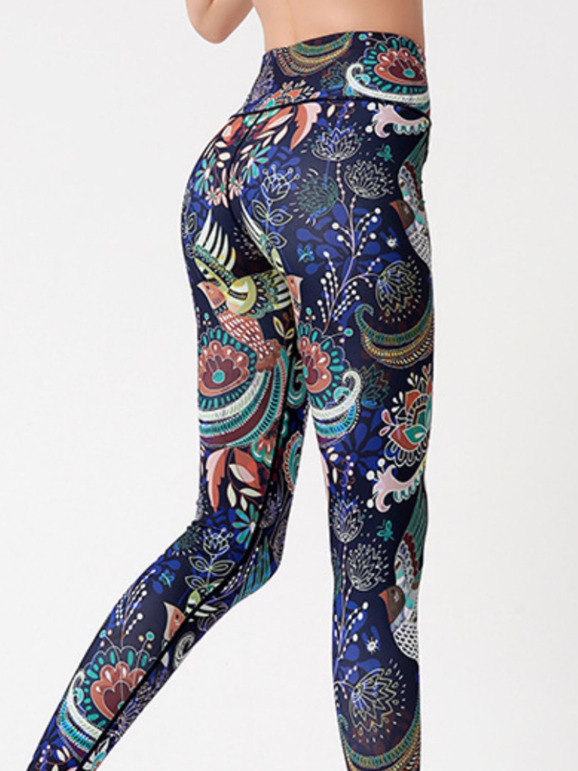Printed High Waist Active Leggings Purple / L Orange / XL Peacock  Blue / XL Purple / L-Orange / XL-Peacock  Blue / XL-Purple / XL-Orange / M-Peacock  Blue / S-Orange / L-Peacock  Blue / M-Fuchsia Pink / M-Yellow / XL-Peacock  Blue / L-Purple / M-Fuchsia Pink / S-Yellow / S-Fuchsia Pink / XL-Yellow / L-Purple / S-Fuchsia Pink / L-Orange / S-Yellow / M-