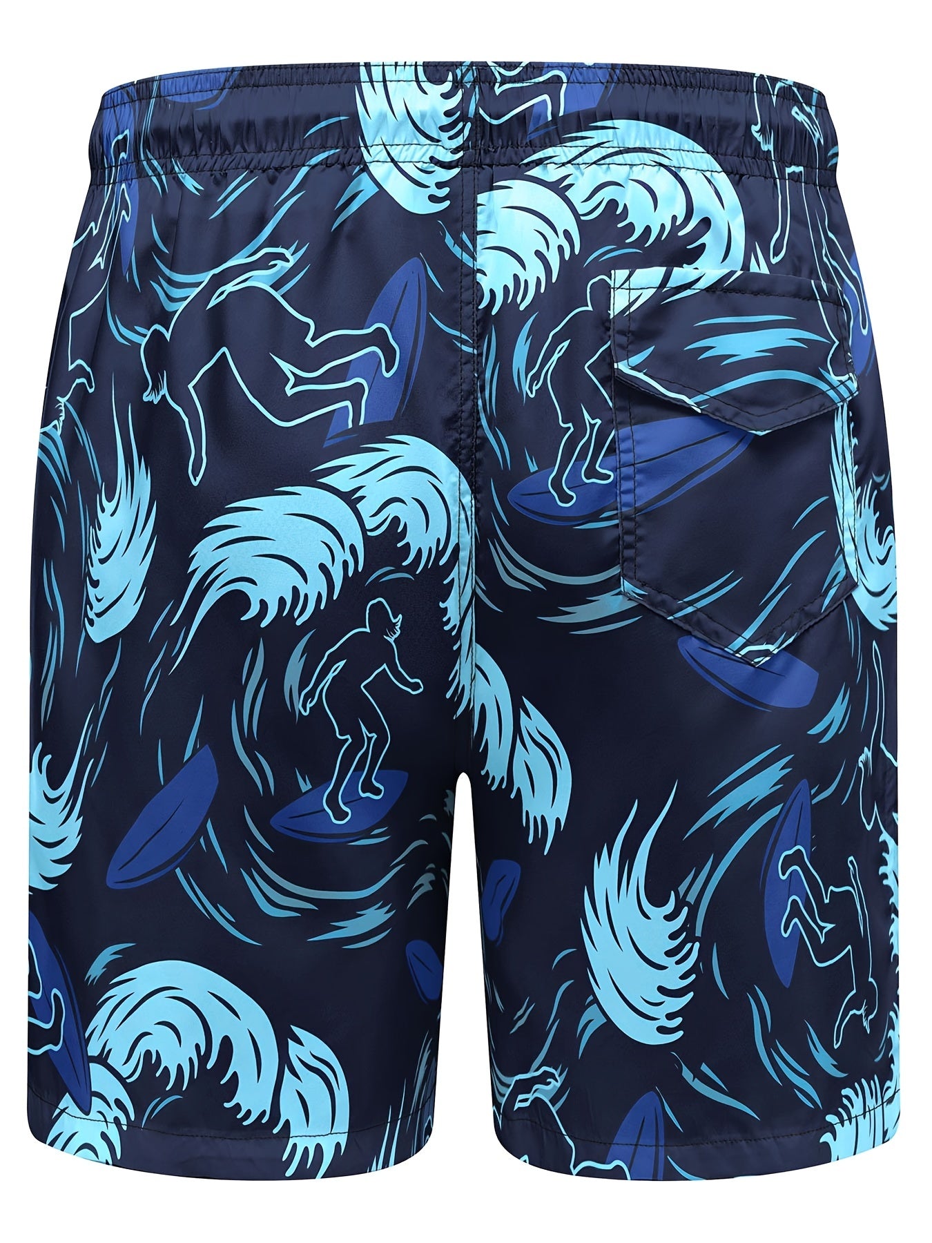 Mens Swim Trunks Quick Dry Board Shorts with Lining, Men's Swimming Trunks