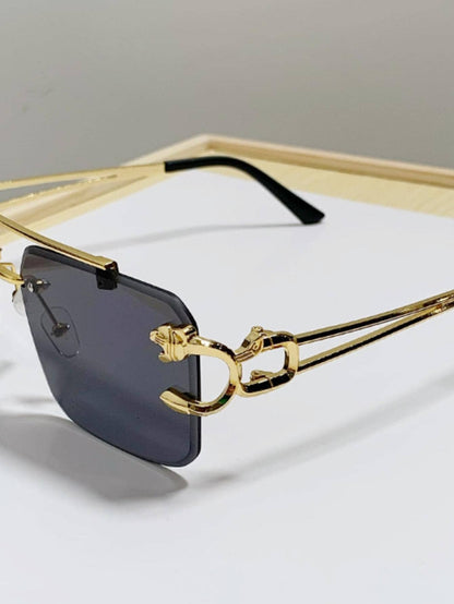 Chic Rimless Fashion Glasses for Men – Stylish Shades for Every Occasion