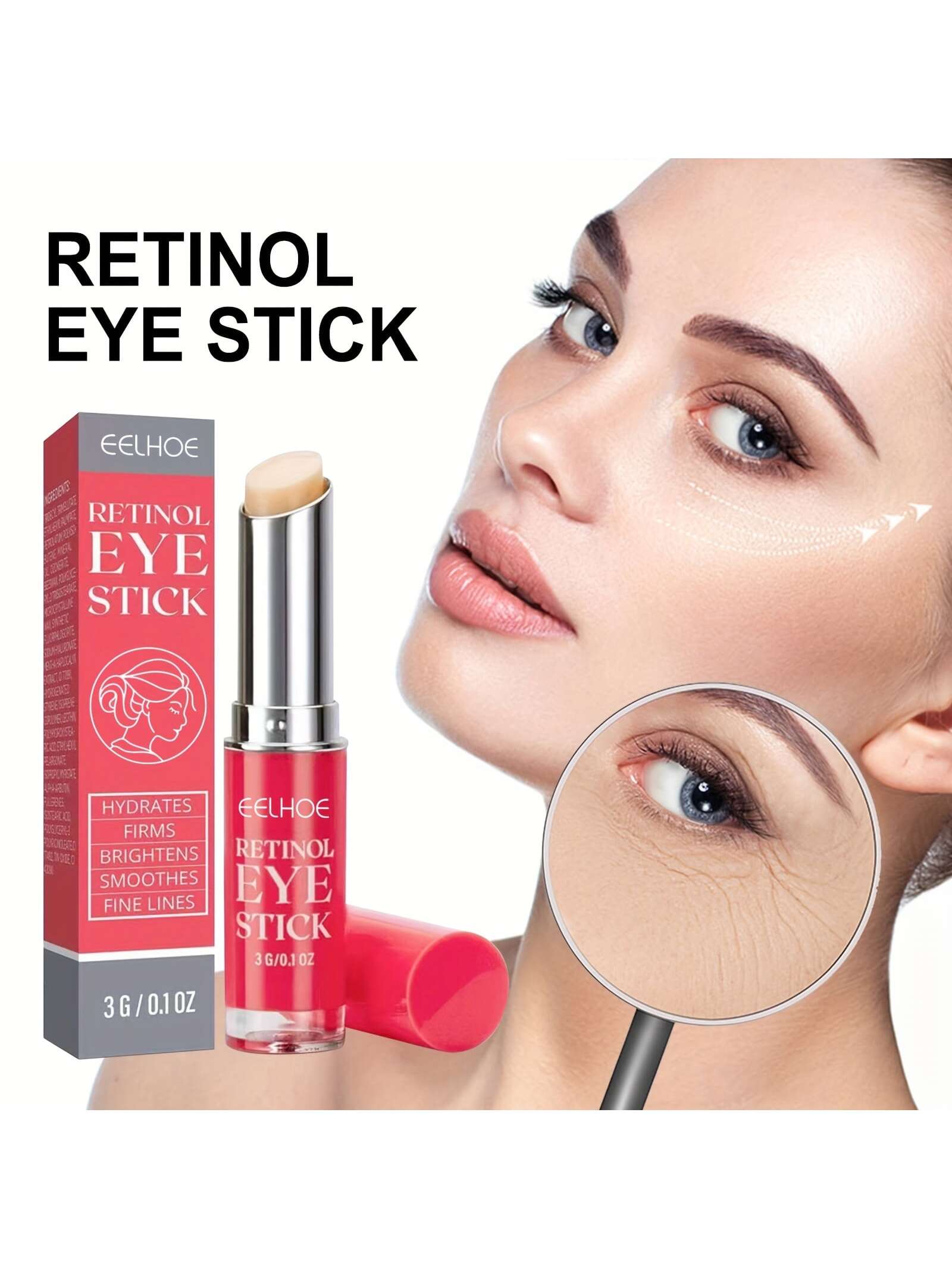 Revitalize Your Eyes: Retinol Eye Cream Stick for Firmness Default Title Default Title-