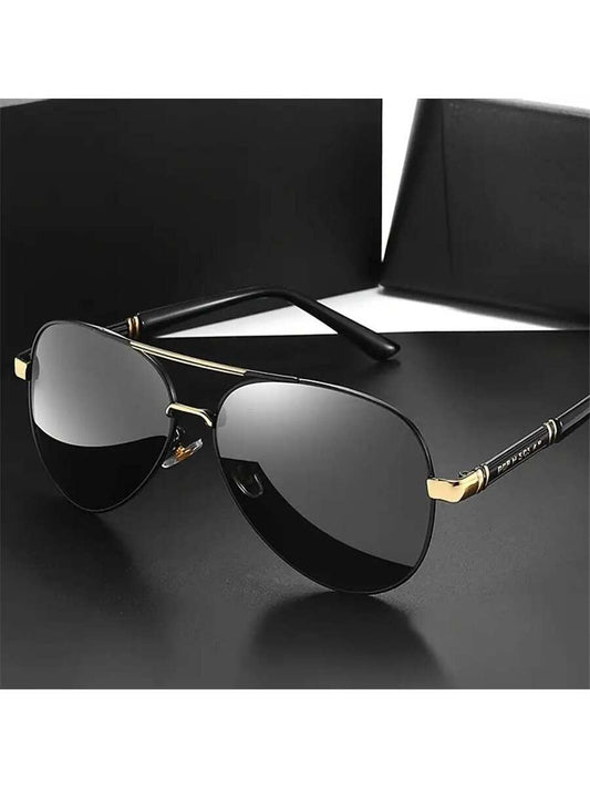 Chic Polarized Sunglasses for Women - Stylish Large Frame Driving & Outdoor Shades with Case