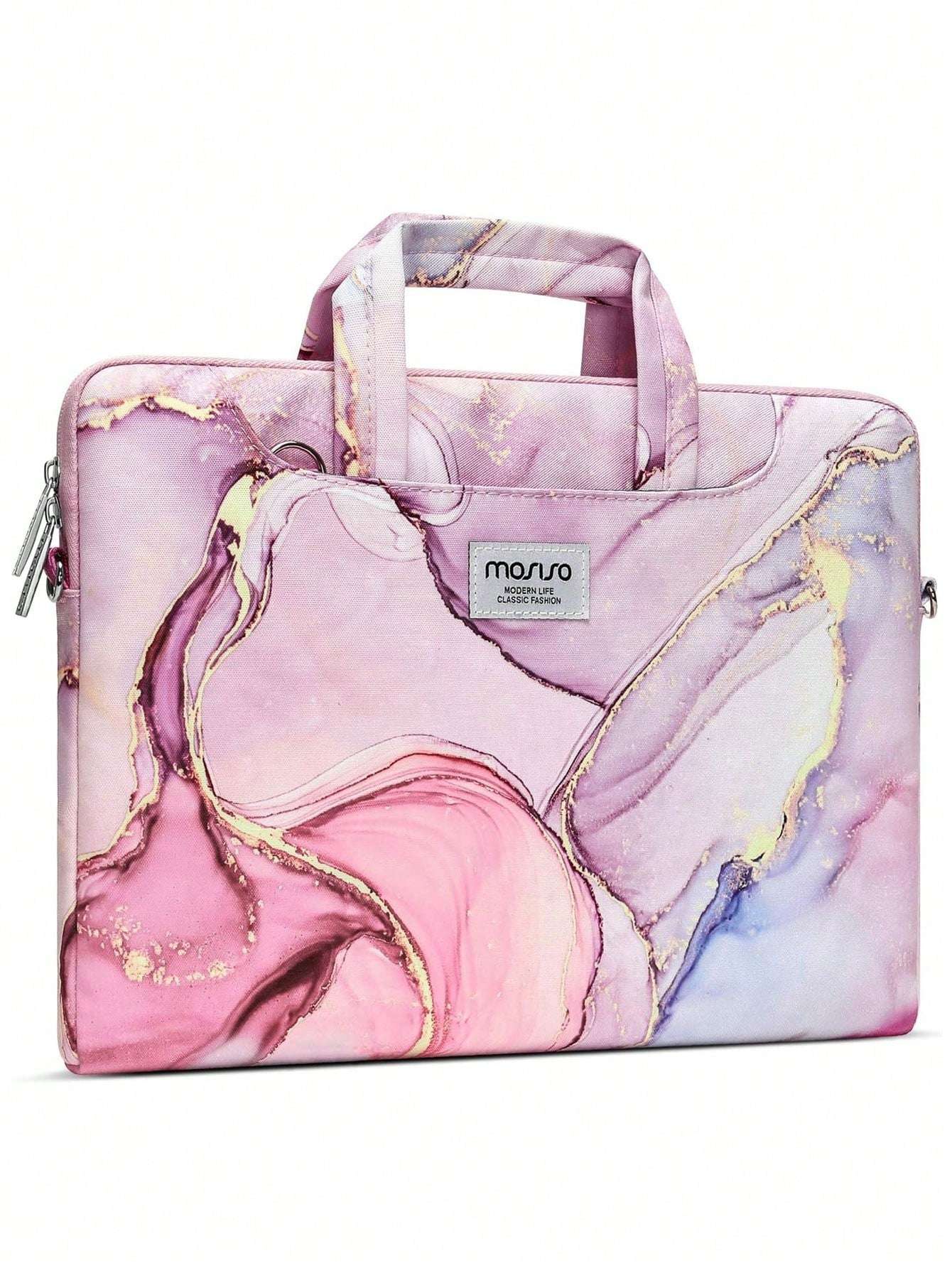 Marble Laptop Shoulder Bag for MacBook, Dell, HP, Acer, Samsung - Compatible with 13-17.<br>3 Inch Models Color-2 Color-3 Color-2-Color-3-