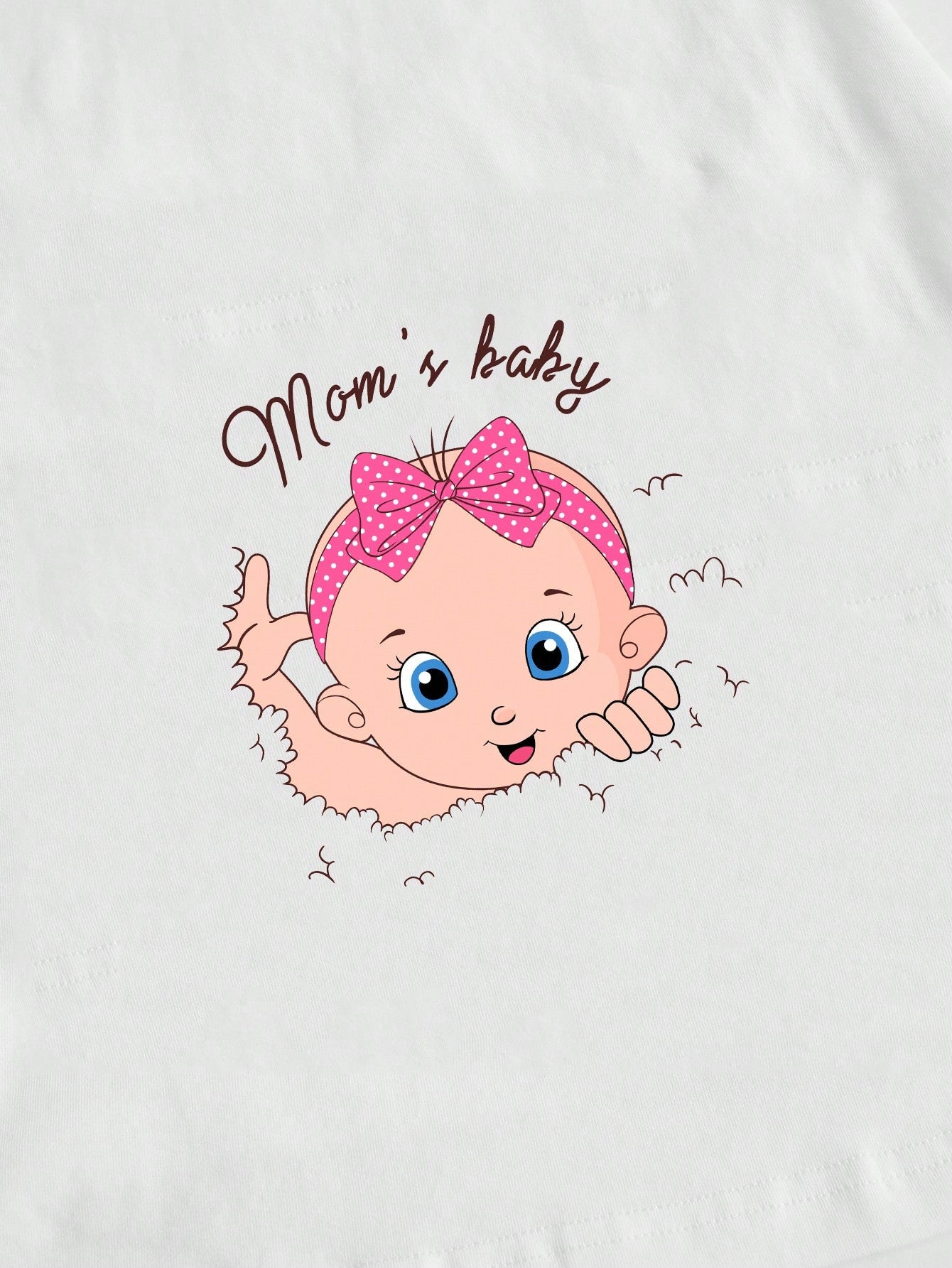 Cartoon Character Print Fitted Maternity T-Shirt - Comfortable Cotton Style