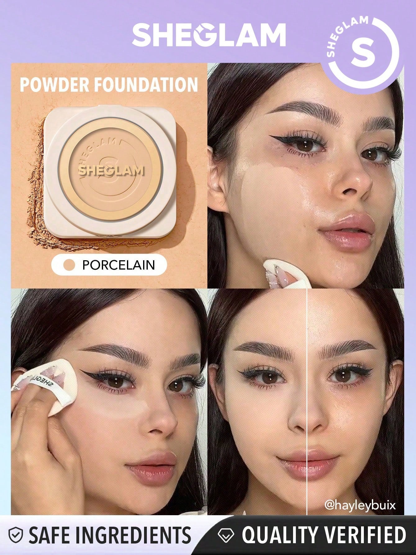 Skin Focus High Coverage Powder Foundation - Flawless Matte Finish in 36 Shades for All-Day Fair / one-size Porcelain / one-size Shell / one-size Fair / one-size-Porcelain / one-size-Shell / one-size-Nude / one-size-Sand / one-size-Peach / one-size-Honey / one-size-Almond / one-size-