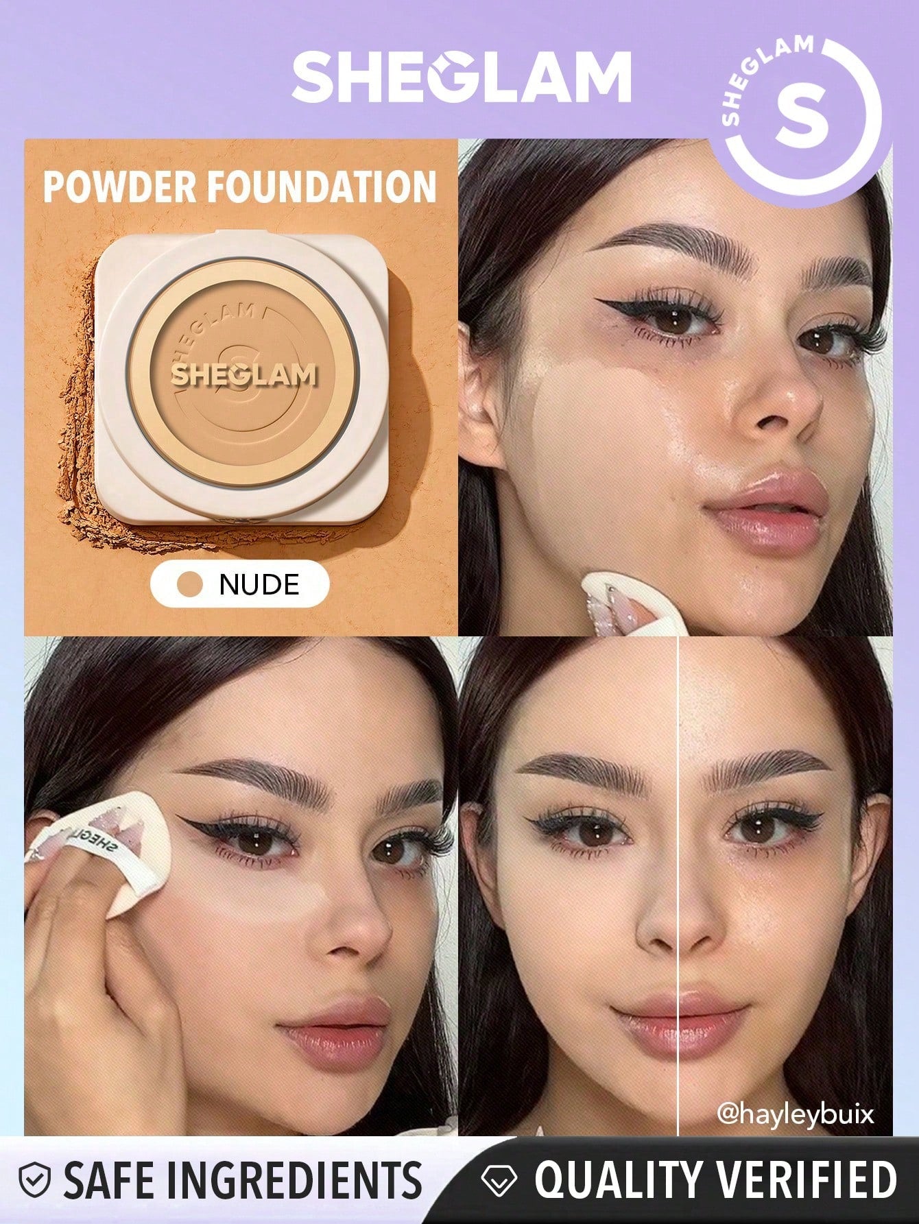 Skin Focus High Coverage Powder Foundation - Flawless Matte Finish in 36 Shades for All-Day Fair / one-size Porcelain / one-size Shell / one-size Fair / one-size-Porcelain / one-size-Shell / one-size-Nude / one-size-Sand / one-size-Peach / one-size-Honey / one-size-Almond / one-size-